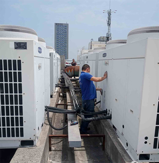 金堂中央空调制热和不制冷系统维修方法